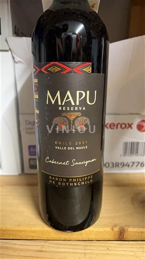 Thung lũng Maule Không được chỉ định Baron Philippe de Rothschild Mapu Reserva 2021