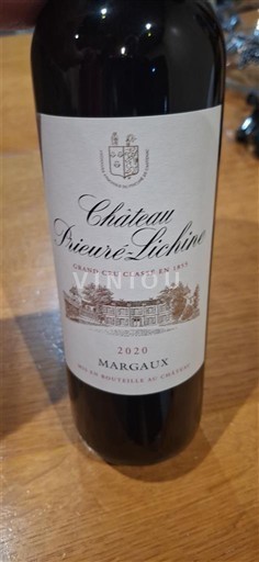 Bordeaux Margaux Grand Cru Prieuré-Lichine 2020