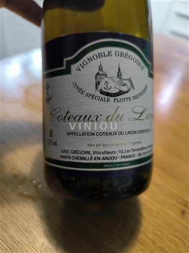 Valle della Loira Coteaux-du-Layon Vignoble Grégoire Spéciale Flotte Budio 2020