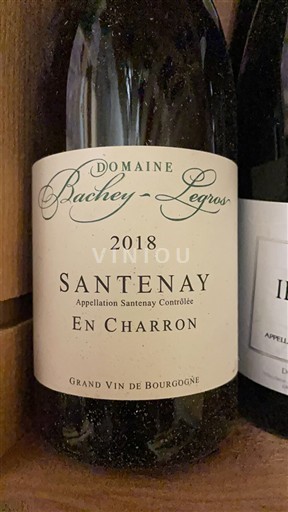 Bourgogne Santenay Domaine Bachey-Legros En Charron 2018