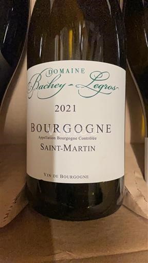 Burgund Domaine Bachey-Legros Saint-Martin 2021