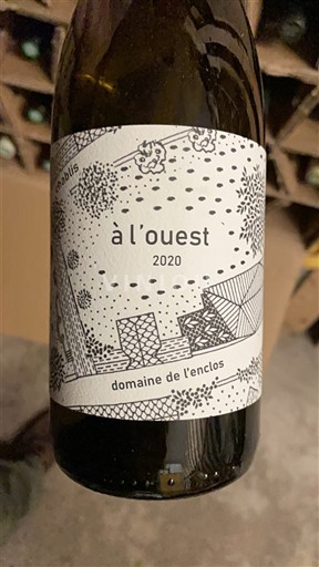 Bourgogne Chablis Domaine L'Enclos à l'ouest 2020