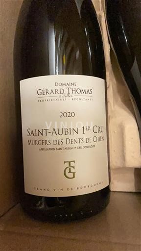Burgundy Not Specified Premier Cru Domaine Gérard Thomas et Filles Murgers des Dents de Chien 2020