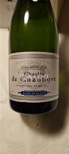 Šampanja Šampanjec Charles de Cazanove Tradition Père & Fils Neleten.