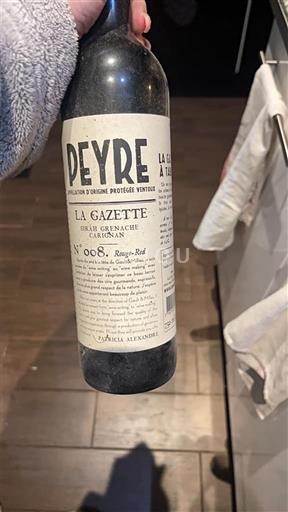 Thung lũng Rhône Ventoux Domaine Peyre La Gazette Không niên vụ