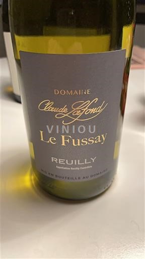 Valle della Loira Reuilly Domaine Claude Lafond Le Fussay 2021