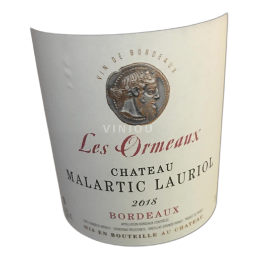 Bordeaux Château Malartic Lauriol Les Ormeaux 2018