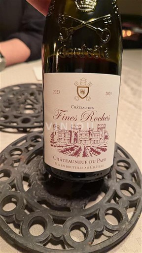 Thung lũng Rhône Châteauneuf-du-pape Château S Fines Roches 2023