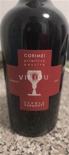 Puglia Susumaniello Salento Schola Sarmenti Corimei Primitivo Passito 2022