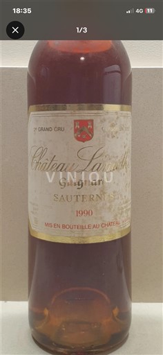 Bordéus Sauternes Château Lamothe Guignard 1990