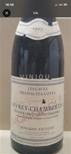 Burgundy Gevrey-Chambertin Premier Cru Les Caves des Hautes-Côtes Clos du Chapitre 1999