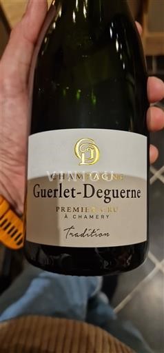 Champagne Sâm-panh Premier Cru Guerlet-Deguernes Tradition Không niên vụ