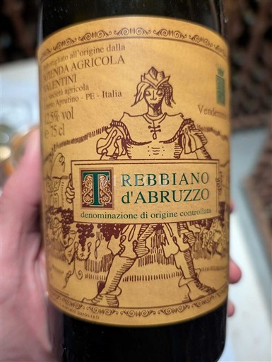 Abruci Trebbiano d'Abruzzo Azienda Agricola Valentini 2017