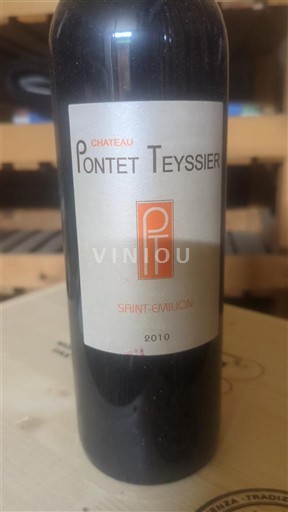 Bordeaux Saint-Émilion Château Pontet Teyssier 2010