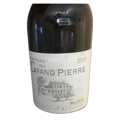 Bordeaux Blaye Château du Grand Pierre 2014