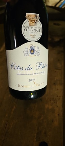 Thung lũng Rhône Côtes-du-rhône Romuald Valot 2023