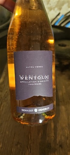 Valle del Ródano Ventoux Demazet Vignobles Altru Versu 2024