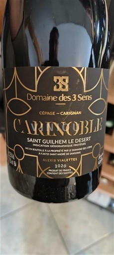 Linguadoca e Rossiglione Saint-Guilhem-le-Désert Domaine S 3 Sens Carignoble 2020