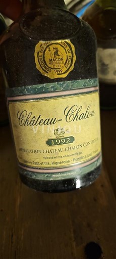 Jura Château-chalon Domaine Désiré Petit Vin jaune 1992
