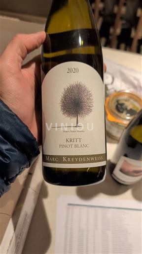 Alsace Pinot blanc Marc Kreydenweiss Kritt 2020