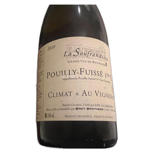 Bourgogne Pouilly-fuissé Grand Cru La Soufrandière Au vignerais 2020
