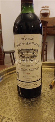 Bordeaux Bordeaux superiore Château Charles de Montesquieu 1985