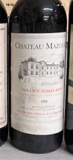 Bordeaux Saint-Émilion Château Mazouet 1998