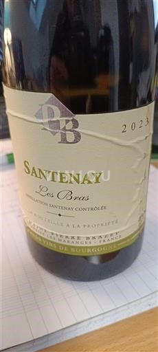 Bourgogne Santenay Domaine Pierre Brazet Les Bras 2023