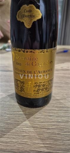 Thung lũng sông Loire Coteaux-de-l'aubance Domaine Gagnebert d'Exception 2003