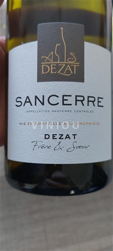Thung lũng sông Loire Sancerre. Dezat Frère & Sœur 2024