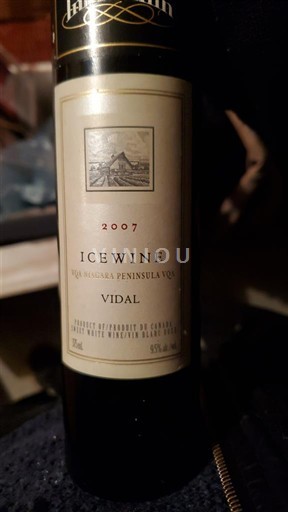 Ontario Penisola del Niagara Jackson-Triggs Vidal 2007