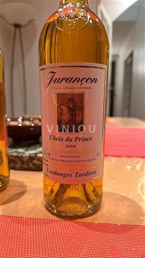 Tây Nam Jurançon Domaine Cauhapé Choix du Prince 2010