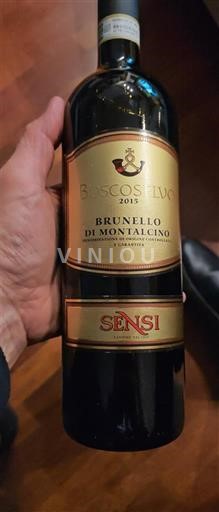Toscana Brunello di Montalcino. Sensi Boscovivo 2015
