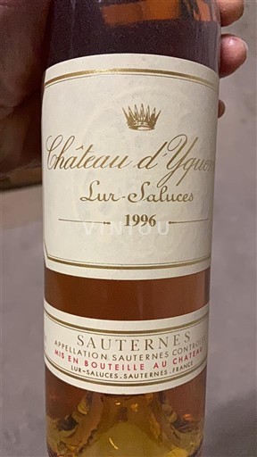 Burdeos Sauternes Premier Cru Château Yquem 1996