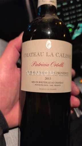 Provence Coteaux Varois en Provence Château La Calisse Patricia Ortelli 2013