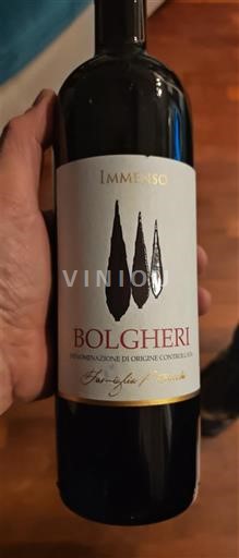 Toscana Bolgheri Immensso 2019