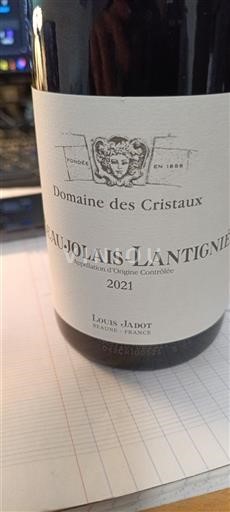 Beaujolais Không được chỉ định Domaine S Cristaux 2021