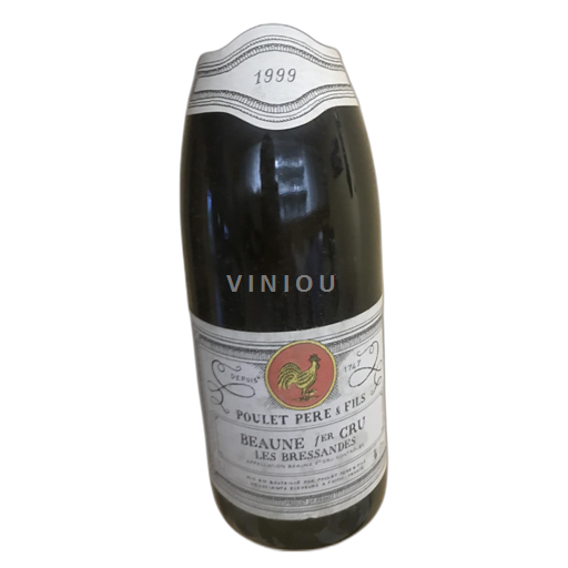 Burgundi Beaune Poulet Pere & Fils Les Bressandes 1er cru 1999