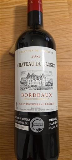 Burdeos Bordeaux Château Closet 2012