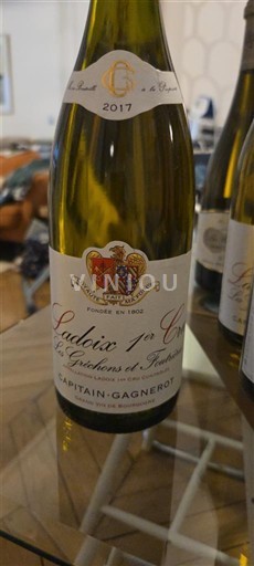 Bourgogne Ladoix Premier Cru Capitain-Gagnerot Les Grechons et Foutrières 2017