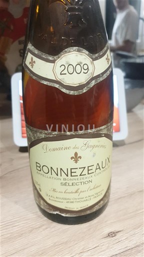 Vallée de la Loire Bonnezeaux Domaine S Saugères Sélection 2009