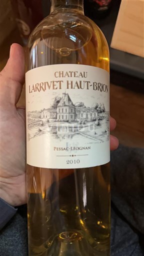 Bordeaux Pessac-Léognan Château Larrivet Haut-Brion 2010