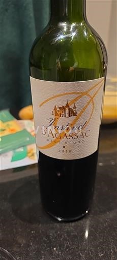Bordeaux Haut-Médoc Château Agassac Instinct d'Agassac 2018