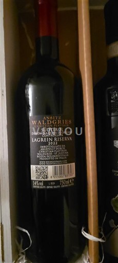Wines of Trentino-Alto Adige Unspecified Ansitz Waldgries Lagrein Riserva 2022
