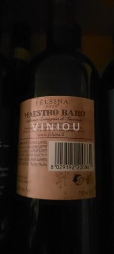 Toscana Ikke specificeret Fèlsina Maestro Raro 2016