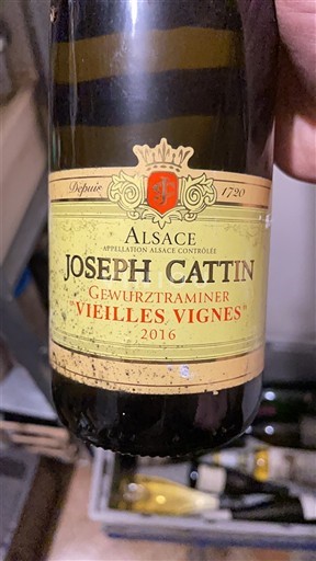 Alsácia Joseph Cattin Gewurztraminer Vieilles Vignes 2016