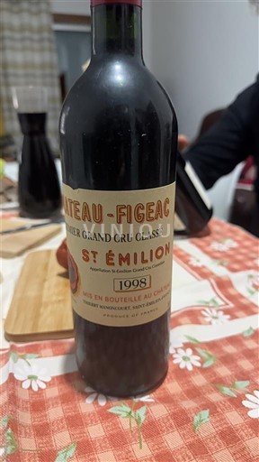 Bordeaux Saint-Émilion Château Figeac 1998