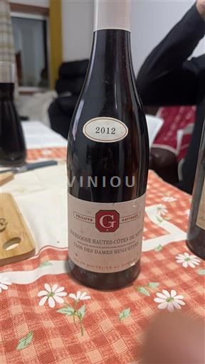Burgundy Unspecified Philippe Gavignet Clos des Dames Huguettes 2012