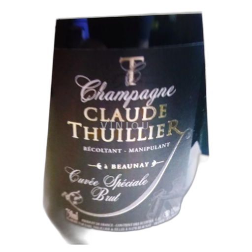 Champaña Champán Champagne Claude Thuillier Spéciale Sin añada