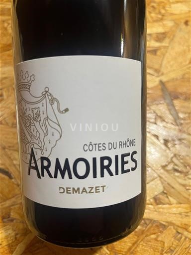 Thung lũng Rhône Côtes-du-rhône Demazet Armoiries 2023
